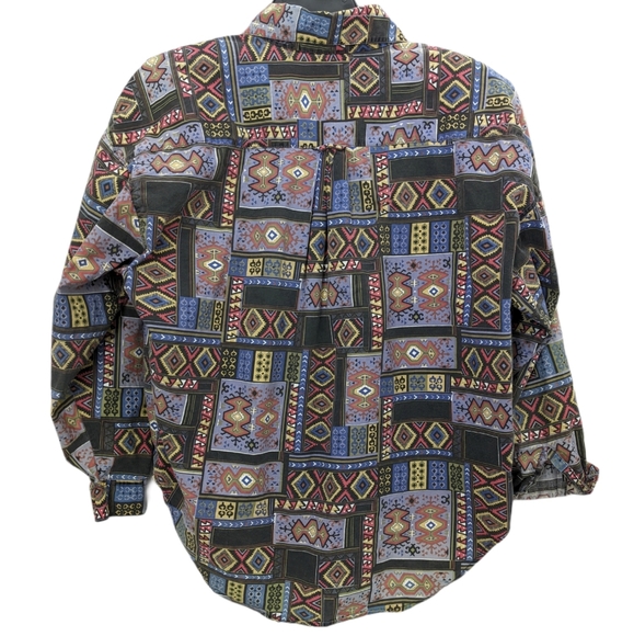 Vintage Western Bohemian Desert Button Down Sz S - Picture 3 of 10